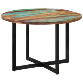 Dining Table 43.3"x29.5" Solid Wood Reclaimed