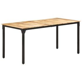 Dining Table 63"x31.5"x29.9" Rough Mango Wood