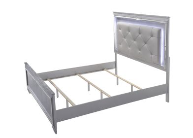 Lillian - King Led Headboard - Gray