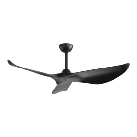 52 Inch Indoor Solid Wood Ceiling Fan With 6 Speed Remote Control Reversible DC Motor For Home