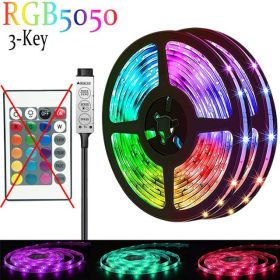 RGB Color-changing 5V Magic USB Light Strip (Option: 50503Key-15M)