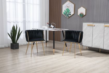 COOLMORE Leisure Dining Chairs Accent Chair 2PC/SET (Color: as Pic)