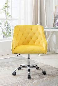 Swivel Shell Chair for Living Room/ Modern Leisure office Chair (Color: pic)